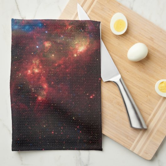 Star Cluster NGC 1929 Geschirrtuch (Viertel Falte)