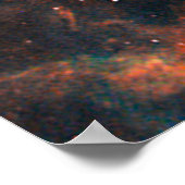 Star Cluster NGC 2074 im kosmischen Cloud-Wert Poster (Ecke)