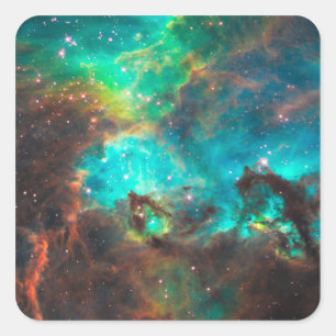 Star Cluster NGC 2074 Quadratischer Aufkleber