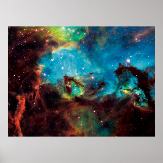 Star Cluster NGC 2074 Tarantula Nebula Space Foto Poster (Vorne)