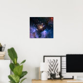 Star Cluster NGC 3603 (Hubble) Poster (Heimbüro)