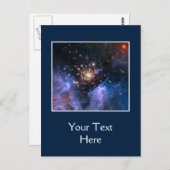 Star Cluster NGC 3603 (Hubble) Postkarte (Vorne/Hinten)