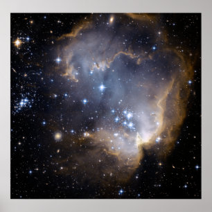 Star-Cluster NGC 602. Poster