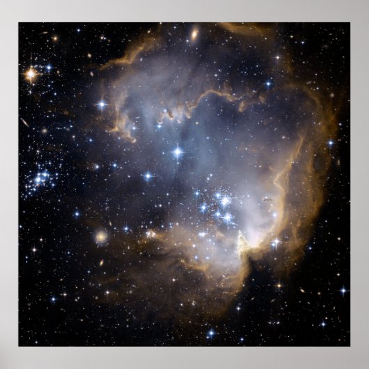 Star-Cluster NGC 602. Poster (Vorne)