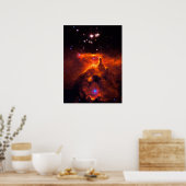 Star Cluster Pismis 24 Schönheit im Weltraum Poster (Küche)