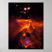 Star Cluster Pismis 24 Schönheit im Weltraum Poster (Vorne)