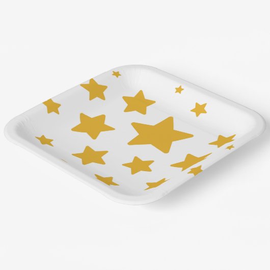 Star Cluster-Teller Pappteller (Gewinkelt)