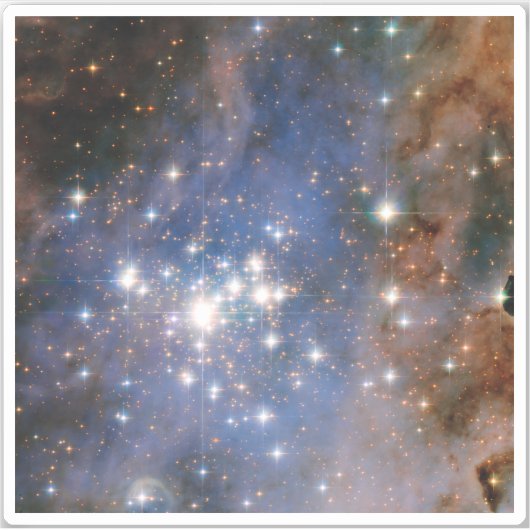 Star Cluster Trumpler 14. Aufkleber (Vorderseite)
