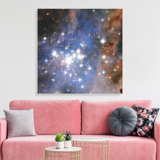Star Cluster Trumpler 14. Leinwanddruck (Insitu (Wohnzimmer))
