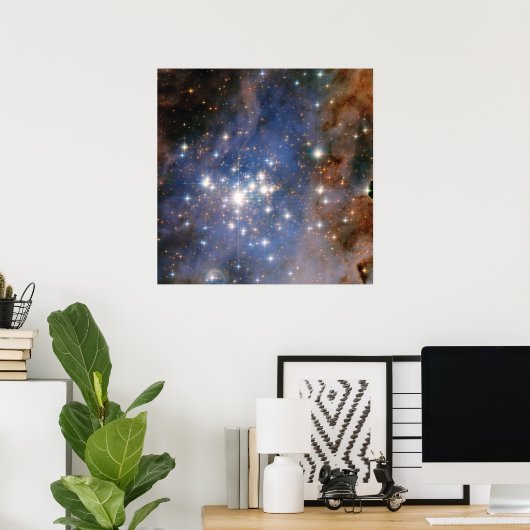 Star Cluster Trumpler 14. Poster (Heimbüro)