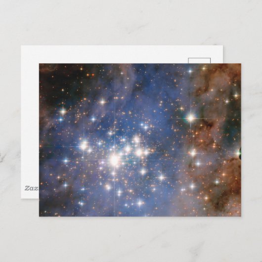 Star Cluster Trumpler 14. Postkarte (Vorne/Hinten)