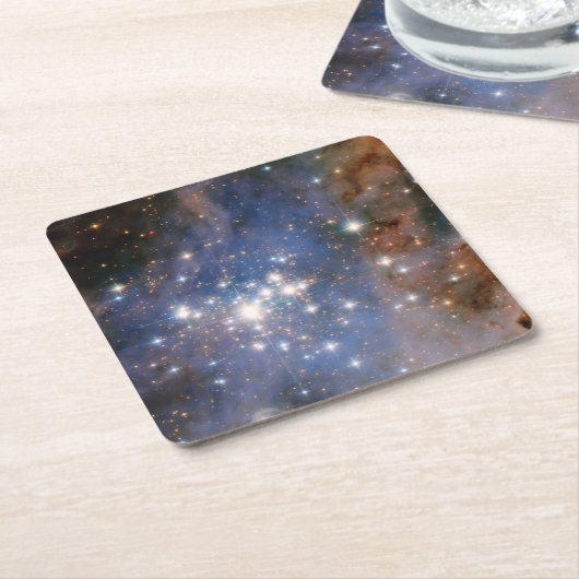 Star Cluster Trumpler 14. Rechteckiger Pappuntersetzer (angewinkelt)