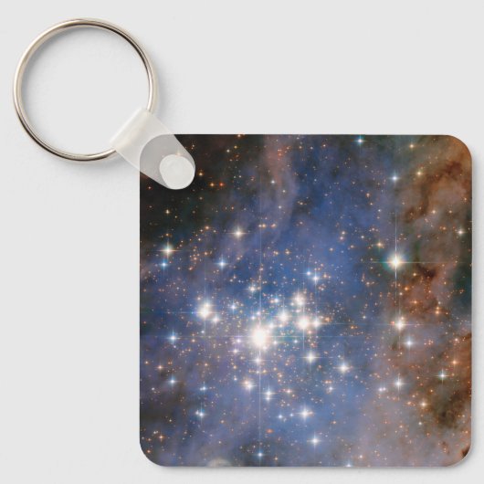 Star Cluster Trumpler 14. Schlüsselanhänger (Vorderseite)