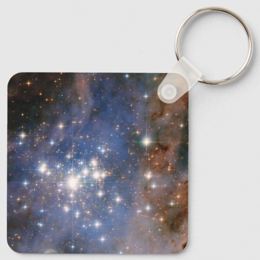 Star Cluster Trumpler 14. Schlüsselanhänger (Rückseite)