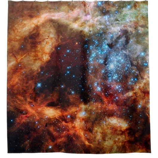 Star Clusters 3D Doradus Duschvorhang (Vorderseite)