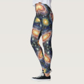 Star Clusters Dark Space Dust Galaxy Leggings (Links)