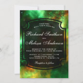 Star Clusters Space Galaxy Einladung zur Hochzeit (Vorderseite)