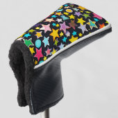 Star Color Golf Head Cover - Cosmic Style Headcover (3/4 Vorderseite)