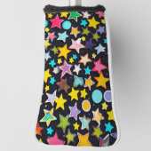 Star Color Golf Head Cover - Cosmic Style Headcover (Rotieren 90)