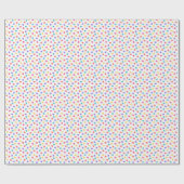 Star Confetti (hell) Geschenkpapier (Flach)
