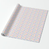 Star Confetti (hell) Geschenkpapier (Ungerollt)