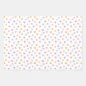 Star Confetti (Pastel) Geschenkpapier Set (Vorderseite 3)