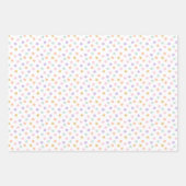 Star Confetti (Pastel) Geschenkpapier Set (Vorderseite)