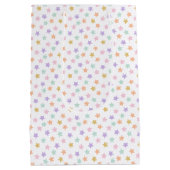 Star Confetti (Pastel) Mittlere Geschenktüte (Rückseite)