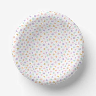 Star Confetti (Pastel) Pappteller