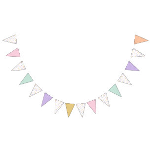 Star Confetti (Pastel-Solids) Wimpelkette