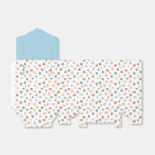 Star Confetti (Retro Blue) Geschenkschachtel (Ungefaltet)