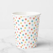 Star Confetti (Retro) Pappbecher (Links)