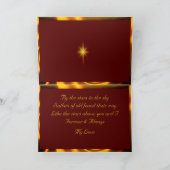 Star Constellation Card Karte (Innenseite)