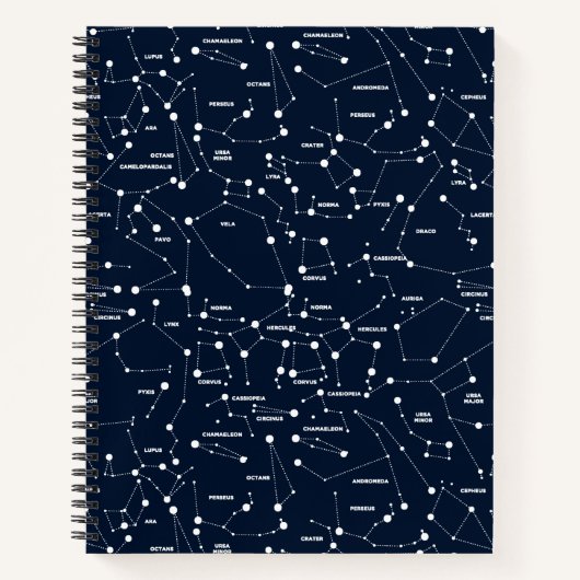 Star Constellation Notebook Notizblock (Vorderseite)