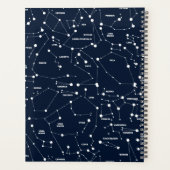 Star Constellation Planner Notebook Planer (Rückseite)