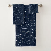 Star Constellations Handtuchhalter-Set Badhandtuch Set (Insitu)