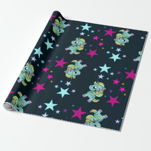 Star Cosmic Unicorn Universe Magic Friendship Geschenkpapier