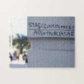 Star Crossed Lovers Shakespeare Graffiti NYC Puzzle (Horizontal)