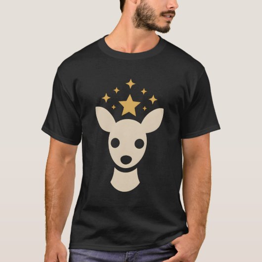 Star Crown Deer T-Shirt (Vorderseite)