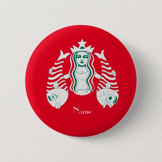 Star-Crown Queen Mermaid Thunder_Cove Button (Vorderseite)