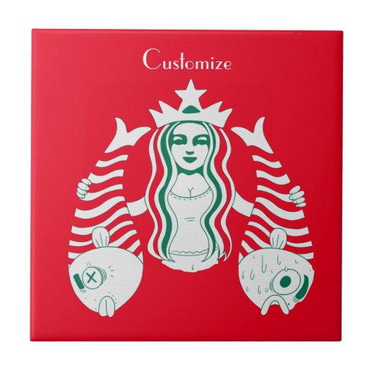 Star-Crown Queen Mermaid Thunder_Cove Fliese (Vorderseite)