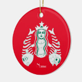 Star-Crown Queen Mermaid Thunder_Cove Keramik Ornament (Links)