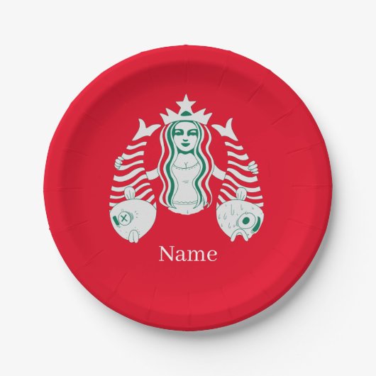 Star-Crown Queen Mermaid Thunder_Cove Pappteller (Vorderseite)