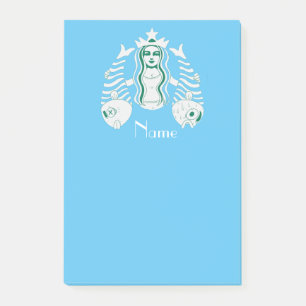 Star-Crown Queen Mermaid Thunder_Cove Post-it Klebezettel