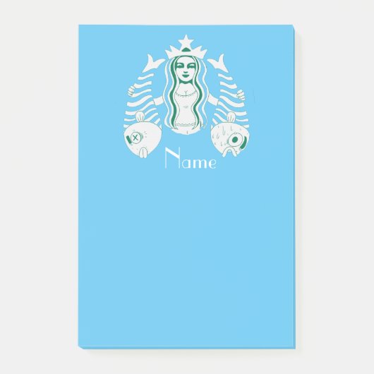 Star-Crown Queen Mermaid Thunder_Cove Post-it Klebezettel (Vorderseite)