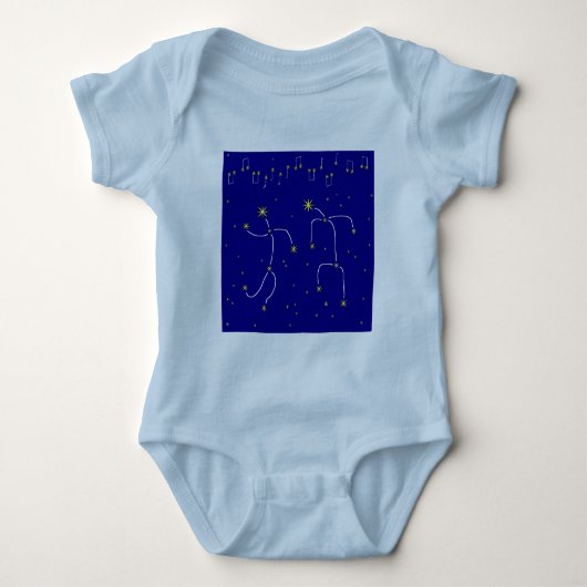 Star Dance Baby Strampler (Vorderseite)