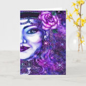 Star Dancer Greeting Card Karte (Gelbe Blume)
