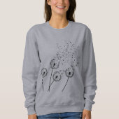 Star Dandelion Black Sweatshirt (Vorderseite)