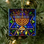 STAR DAVID AND MENORAH URLAUB ORNAMENT<br><div class="desc">FOTO</div>