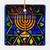 STAR DAVID AND MENORAH URLAUB ORNAMENT (Rückseite)